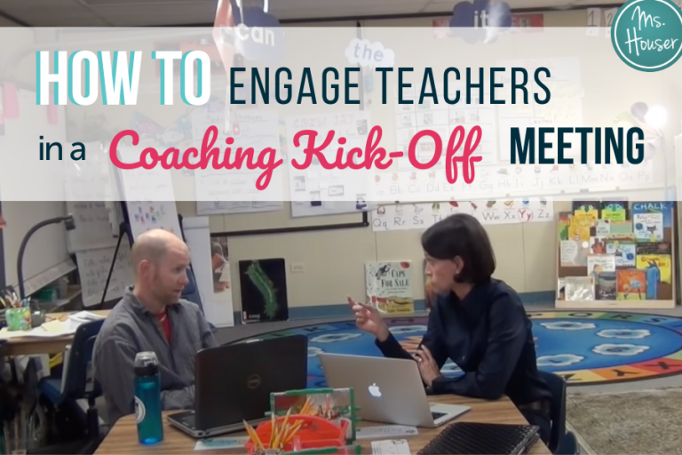 Ms. Houser Inspiring and Motivating Instructional Coaches and